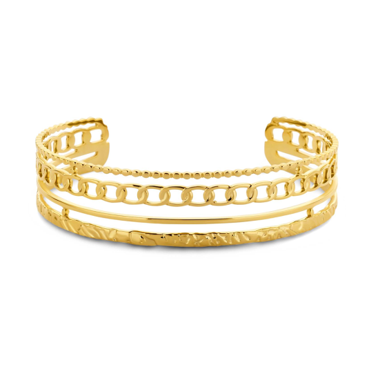 CO88 női merev acél karkötő karkötő C88CB-91212 - Elegáns ékszer webáruház Budapest