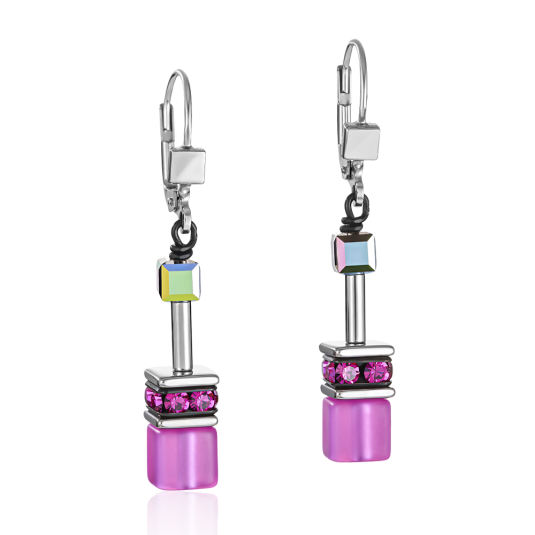 COEUR DE LION fülbevaló GeoCUBE fülbevaló 2838-20-1520 - Elegáns ékszer webáruház Budapest