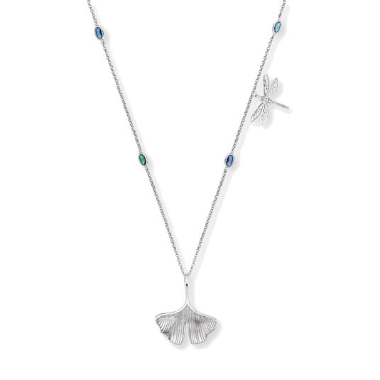 ENGELSRUFER ginkgo és szitakötő nyaklánc nyaklánc ERN-50-JOY-ZIM - Elegáns ékszer webáruház Budapest