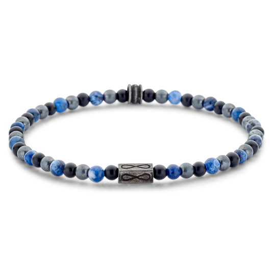 FRANK 1967 férfi karkötő kövekkel karkötő FR7FB-0717 - Elegáns ékszer webáruház Budapest