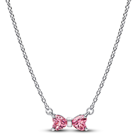 PANDORA  Csillogó masni nyaklánc nyaklánc 394235C01 - Elegáns ékszer webáruház Budapest