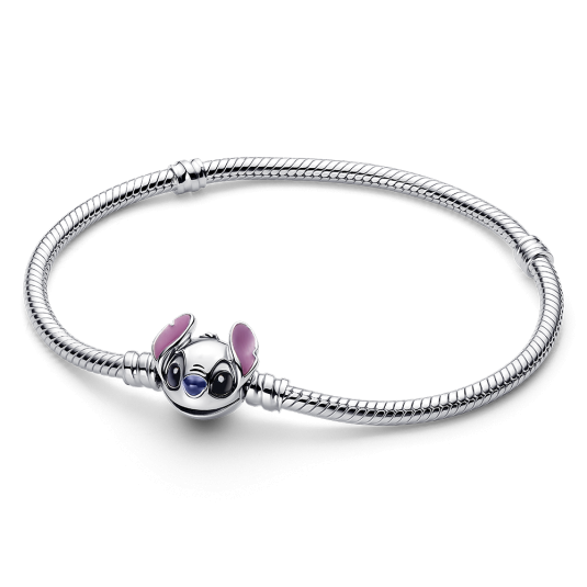 PANDORA Disney Moments Stitch karkötő karkötő 593738C01 - Elegáns ékszer webáruház Budapest