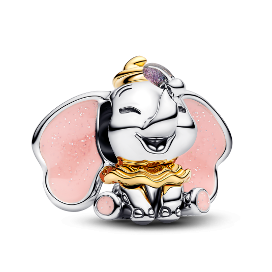 PANDORA Disney aranyozott Dumbo charm - Elegáns ékszer webáruház Budapest
