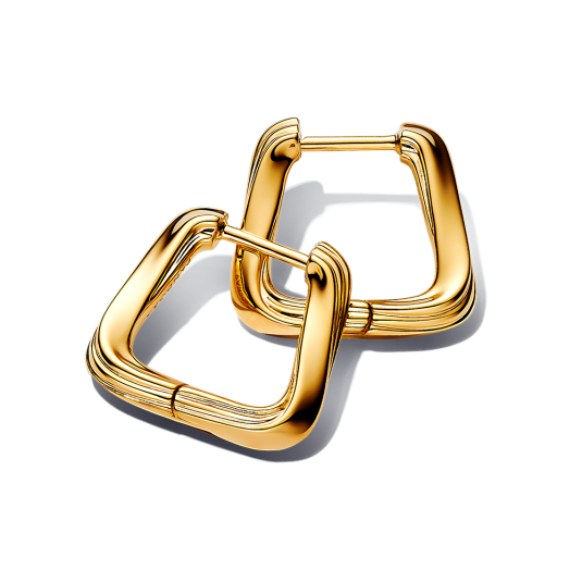 PANDORA ESSENCE aranyozott csavart fülbevaló fülbevaló 263875C00 - Elegáns ékszer webáruház Budapest