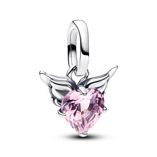 PANDORA ME Szárnyas Szív Medál medál 793626C02 - Elegáns ékszer webáruház Budapest