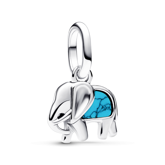 PANDORA ME Türkiz elefánt medál medál 793858C01 - Elegáns ékszer webáruház Budapest