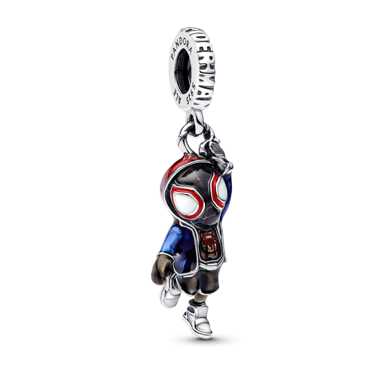 PANDORA Marvel Spider-Man Miles Morales charm - Elegáns ékszer webáruház Budapest