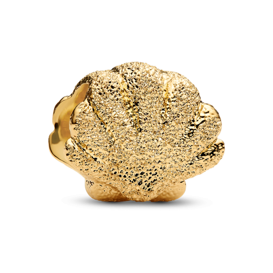PANDORA aranyozott mini Kagyló charmm - Elegáns ékszer webáruház Budapest