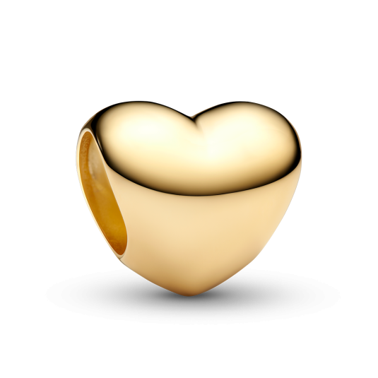 PANDORA aranyozott mini Szív charm - Elegáns ékszer webáruház Budapest