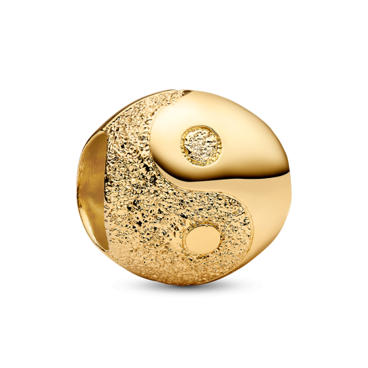 PANDORA aranyozott mini Yin és Yang charm - Elegáns ékszer webáruház Budapest