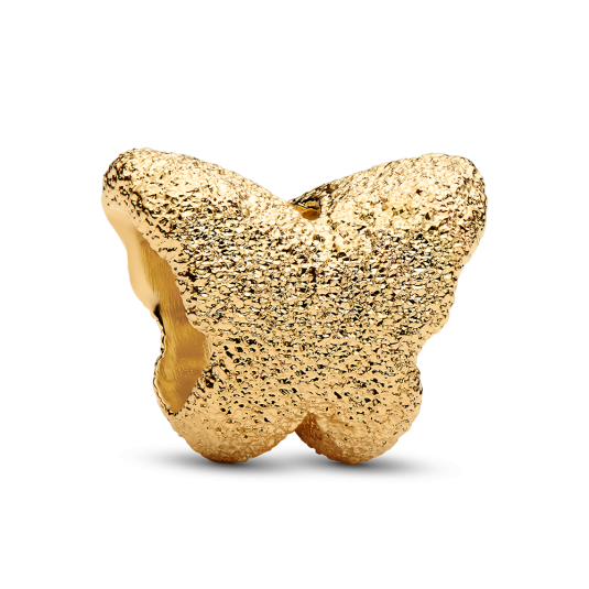 PANDORA aranyozott mini charm Pillangó - Elegáns ékszer webáruház Budapest