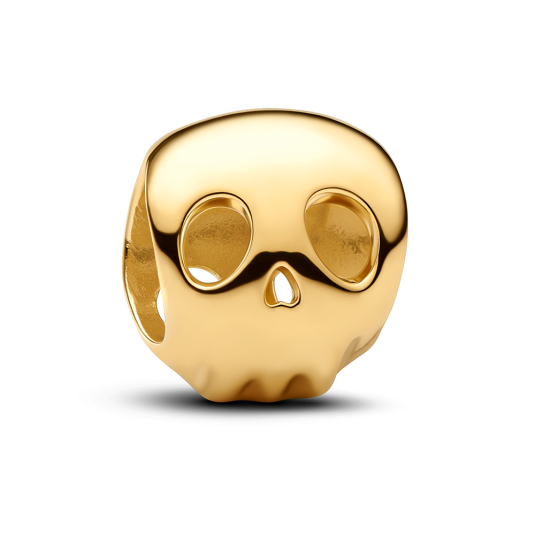 PANDORA aranyozott mini gyöngy Koponya - Elegáns ékszer webáruház Budapest