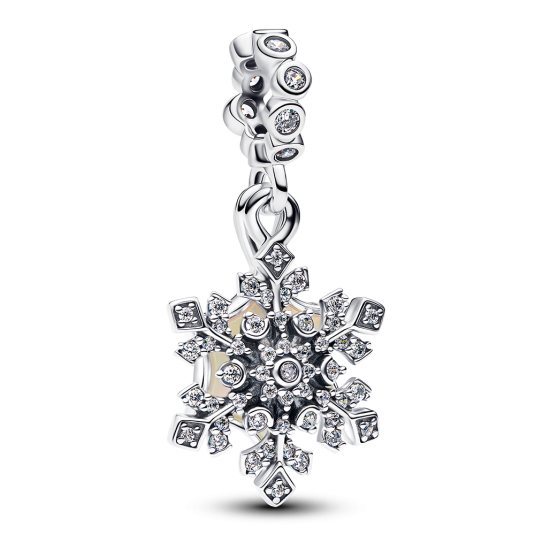 PANDORA dupla Hópehely charm - Elegáns ékszer webáruház Budapest