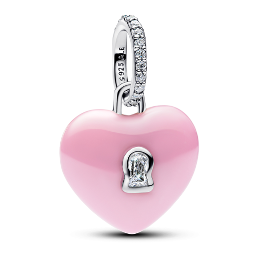 PANDORA gyöngyös szív alakú zár - Elegáns ékszer webáruház Budapest