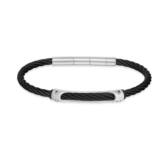 POLICE férfi acél karkötő Bridgecord karkötő POPEAGB0035201 - Elegáns ékszer webáruház Budapest