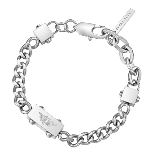 POLICE férfi acél karkötő Chained karkötő POPEAGB0002101 - Elegáns ékszer webáruház Budapest