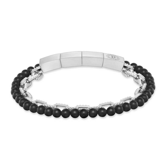 POLICE férfi acél karkötő Double Action karkötő POPEAGB0035302 - Elegáns ékszer webáruház Budapest