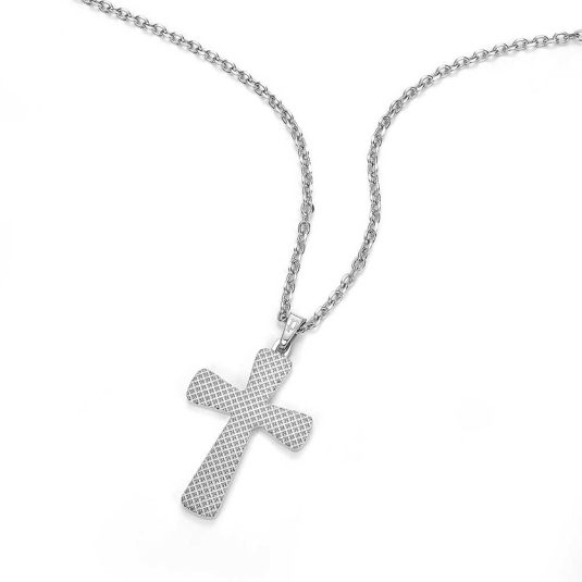 POLICE férfi acél nyaklánc Cruz nyaklánc POPEAGN0037801 - Elegáns ékszer webáruház Budapest