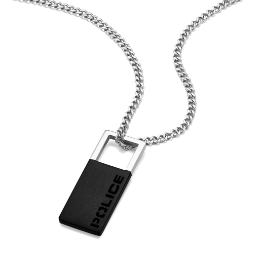 POLICE férfi acél nyaklánc Hooked nyaklánc POPEAGN0032901 - Elegáns ékszer webáruház Budapest