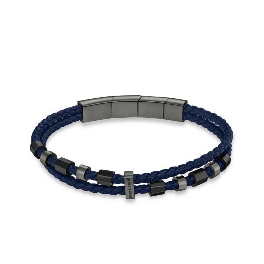 POLICE férfi bőr karkötő Freeway karkötő POPEAGB0035605 - Elegáns ékszer webáruház Budapest