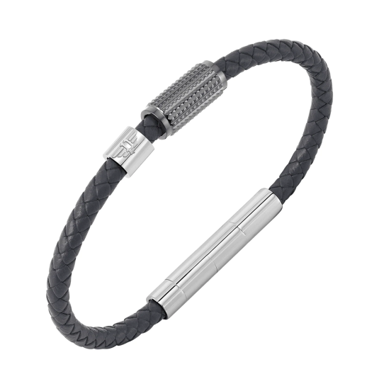 POLICE férfi bőr karkötő Urban Texture karkötő POPEAGB0001131 - Elegáns ékszer webáruház Budapest
