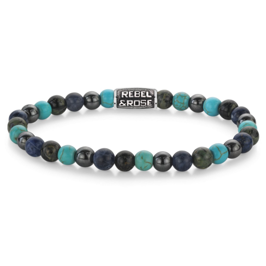 REBEL & ROSE karkötő Kék Éjszakák Vintage karkötő RR-60132-V - Elegáns ékszer webáruház Budapest