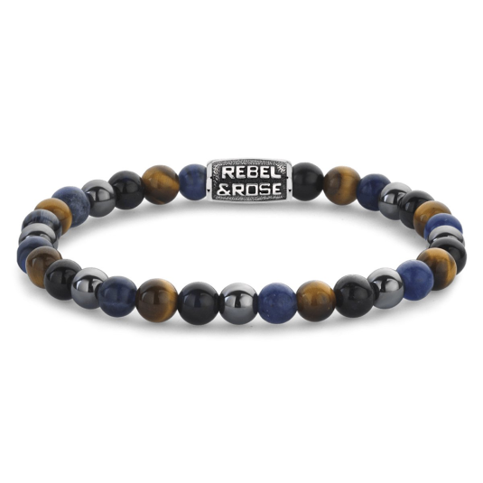 REBEL & ROSE karkötő Kék Eső Vintage karkötő RR-60110-V - Elegáns ékszer webáruház Budapest