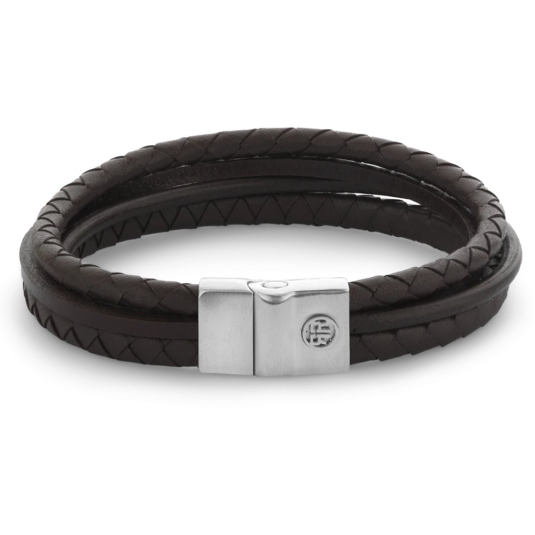 REBEL & ROSE prémium kombós barna karkötő karkötő RR-M0055-S - Elegáns ékszer webáruház Budapest