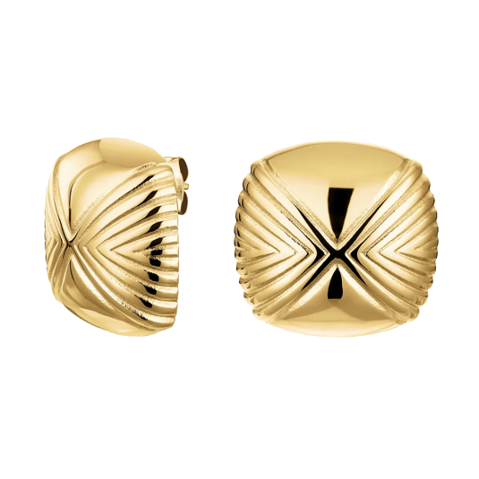 ROSEFIELD acél fülbevaló fülbevaló JEESG-J962 - Elegáns ékszer webáruház Budapest