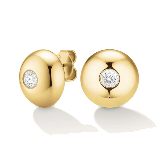 ROSEFIELD acél fülbevaló szoliter fülbevaló JEBSG-J1198 - Elegáns ékszer webáruház Budapest