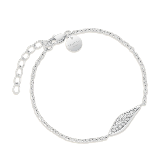 ROSEFIELD acél karkötő Pave Leaf karkötő JBPLG-J1239 - Elegáns ékszer webáruház Budapest