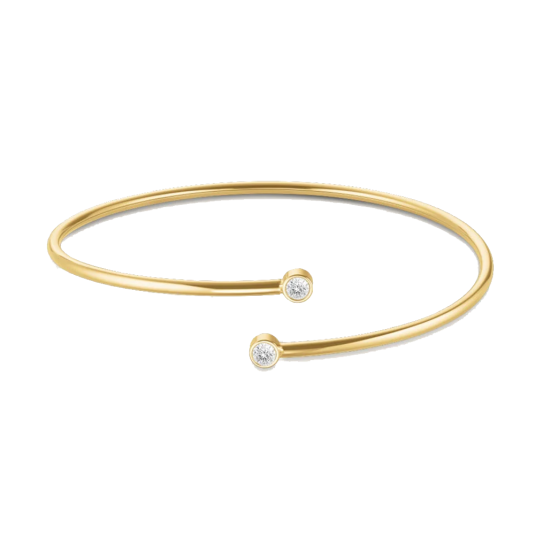 ROSEFIELD acél karkötő dupla kristály karkötő JBDCG-J1213 - Elegáns ékszer webáruház Budapest