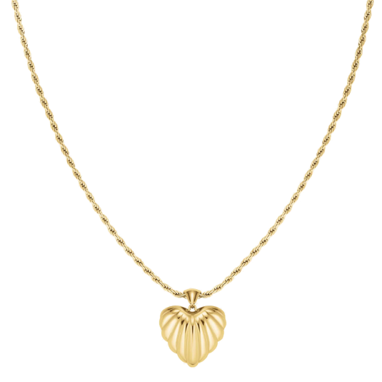 ROSEFIELD acél nyaklánc szívvel nyaklánc JNHPG-J1007 - Elegáns ékszer webáruház Budapest