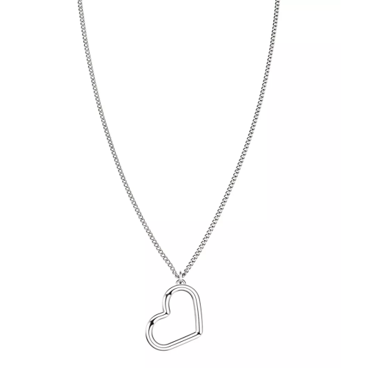 ROSEFIELD acél nyaklánc szívvel nyaklánc JNLHS-J534 - Elegáns ékszer webáruház Budapest