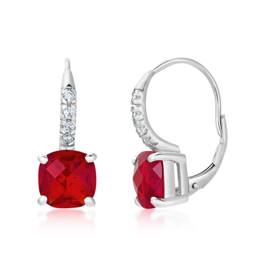 SOFIA ezüst fülbevaló cirkóniákkal fülbevaló COEZB57632 - Elegáns ékszer webáruház Budapest