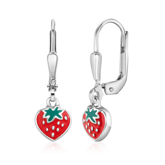 SOFIA ezüst fülbevaló eprek fülbevaló SJ217129.200 - Elegáns ékszer webáruház Budapest