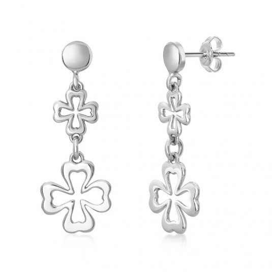 SOFIA ezüst fülbevaló fülbevaló AMORF3447 - Elegáns ékszer webáruház Budapest