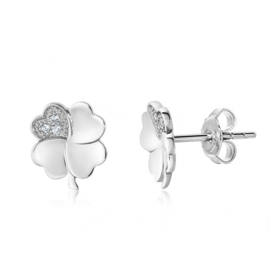 SOFIA ezüst fülbevaló fülbevaló ANSE120627CZ1 - Elegáns ékszer webáruház Budapest