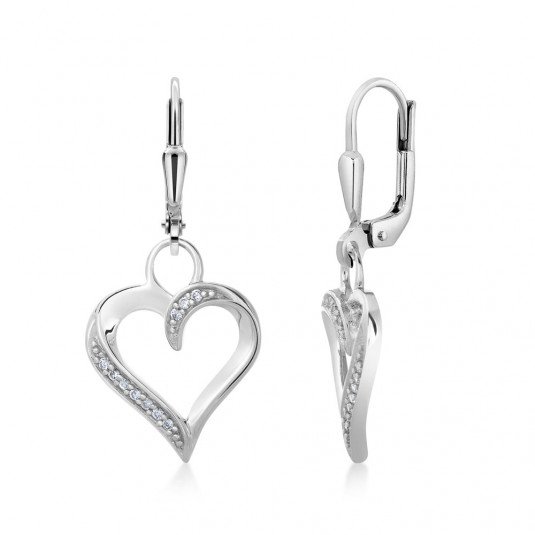 SOFIA ezüst fülbevaló fülbevaló ANSE120671CZ2 - Elegáns ékszer webáruház Budapest