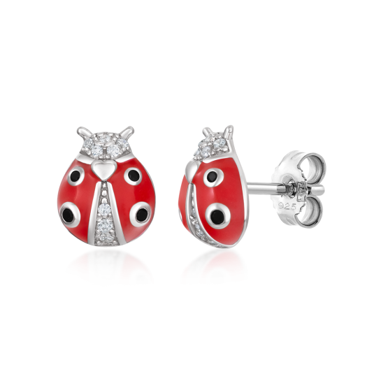 SOFIA ezüst katica fülbevaló fülbevaló COEZA108524 - Elegáns ékszer webáruház Budapest