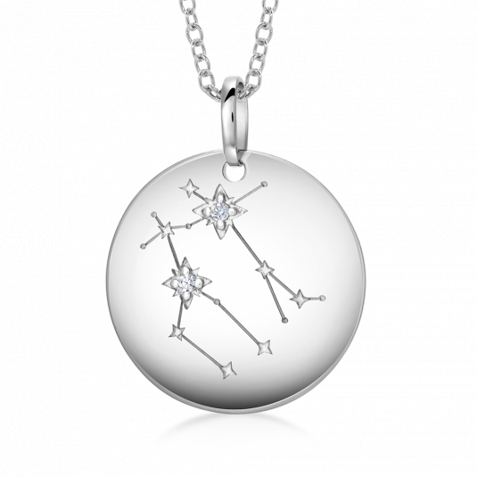 SOFIA ezüst medál Ikrek csillagjegy medál AEAP8875Z/R - Elegáns ékszer webáruház Budapest