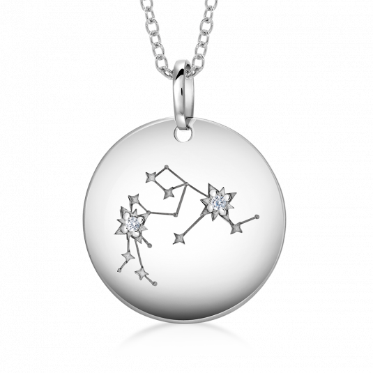 SOFIA ezüst medál Vízöntő csillagjegy medál AEAP8883Z/R - Elegáns ékszer webáruház Budapest