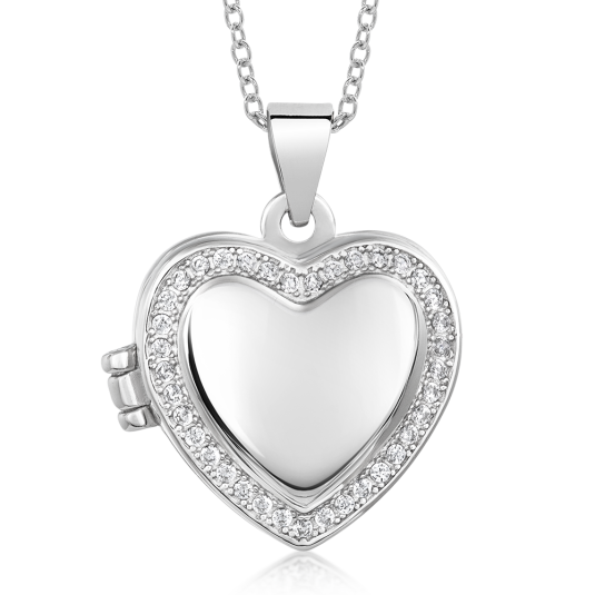 SOFIA ezüst medál medál szív medál COPZB115120 - Elegáns ékszer webáruház Budapest