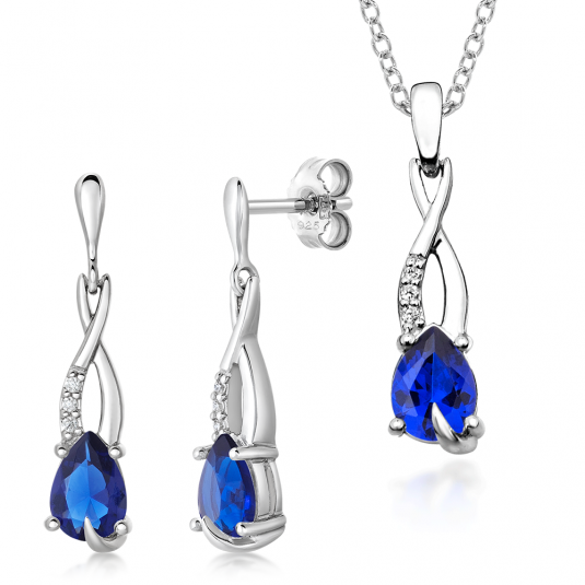 SOFIA ezüst szett fülbevaló