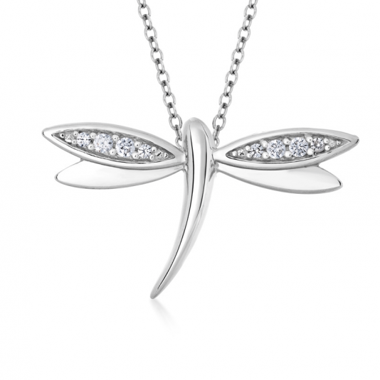 SOFIA ezüst szitakötő medál medál AUSDUY1ZZ0P-ZY - Elegáns ékszer webáruház Budapest