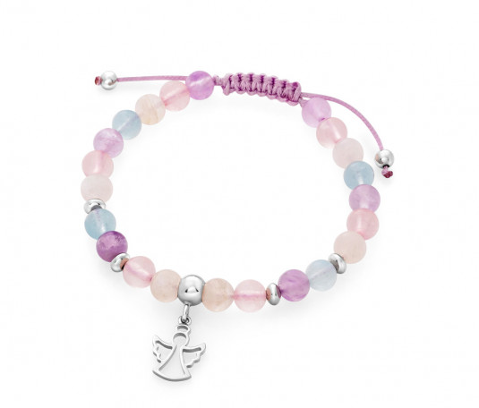 SOFIA féldrágakő karkötő Angyali érintés karkötő ST-AM+AQ+MS+QZr-A6 - Elegáns ékszer webáruház Budapest