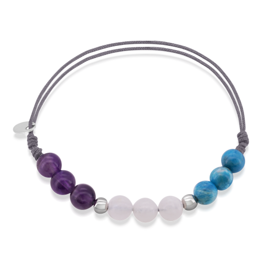 SOFIA féldrágakő karkötő Gemini karkötő ST-AP+MS+AM-A59 - Elegáns ékszer webáruház Budapest