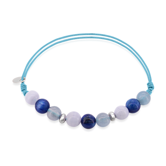 SOFIA féldrágakő karkötő Kommunikáció karkötő ST-CH+KYAB+AQ-A58 - Elegáns ékszer webáruház Budapest