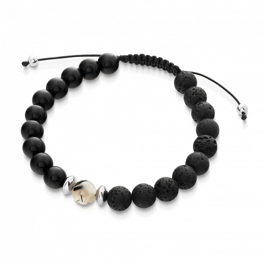 SOFIA féldrágakő karkötő Mély egyensúly karkötő ST-RUbl+RUw+LAV+OX-A25 - Elegáns ékszer webáruház Budapest