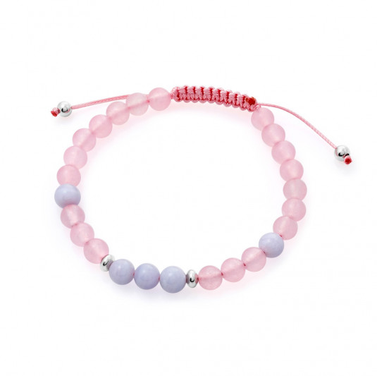 SOFIA karkötő féldrágakövekből A szív néma beszéde karkötő ST-CH+QZr-A10 - Elegáns ékszer webáruház Budapest